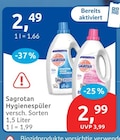 Hygienespüler von Sagrotan im aktuellen budni Prospekt