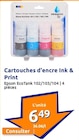 Cartouches d'encre - Ink & Print en promo chez Action Antony à 6,49 €