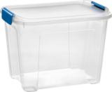 Promo boite en plastique 18 l avec clips actuel à 4,99 € dans le catalogue Auchan Hypermarché à Saint-Cyr-sur-Loire