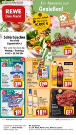 REWE Supermarkt Prospekt der aktuellen Woche mit 34 Seiten, gültig von 06.07.2026 bis 11.07.2026, in Lippetal und Umgebung Aktueller REWE Supermarkt Prospekt in Lippetal und Umgebung, "Dein Markt" mit 34 Seiten, 06.07.2026 - 11.07.2026