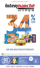 Prospectus Intermarché à Saint-Etienne-de-Cuines, "34% EN AVANTAGE CARTE SUR UNE SÉLECTION DE PRODUITS", 32 pages de promos valables du 05/08/2025 au 17/08/2025