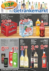 Aktueller TOP Getränke Prospekt mit Becks, "Aktuelle Angebote", Seite 1