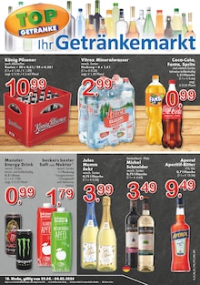 Mineralwasser im TOP Getränke Prospekt "Aktuelle Angebote" mit 4 Seiten (Düsseldorf)