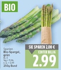 Bio-Spargel, grün im aktuellen E center Prospekt