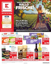 Kaufland Prospekt der Woche "Aktuelle Angebote" Seite 1, 17.07.2025 bis 23.07.2025 für Dresden Aktueller Kaufland Prospekt "Aktuelle Angebote" Seite 1 von 58 Seiten für Dresden
