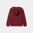 La Halle Chatte - Promo Sweat zippé à capuche droit molleton bordeaux fille Promo Sweat zippé à capuche droit molleton bordeaux fille à 8,99 € dans le catalogue La Halle à Chatte