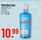London Dry Gin Angebote von Henderson bei Trinkgut Bottrop für 10,99 €