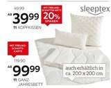 Ganzjahresbett Angebote von Sleeptex bei XXXLutz Möbelhäuser Nordhorn für 39,99 €