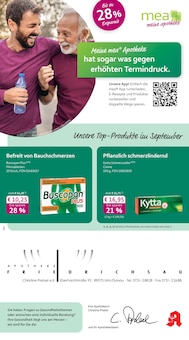 mea - meine apotheke Prospekt der Woche "Unsere September-Angebote" Seite 1, 01.09.2025 bis 30.09.2025 für Ulm Aktueller mea - meine apotheke Prospekt "Unsere September-Angebote" Seite 1 von 4 Seiten für Ulm