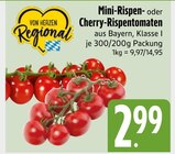 Mini-Rispen- oder Cherry-Rispentomaten im EDEKA Prospekt Mini-Rispen- oder Cherry-Rispentomaten im aktuellen EDEKA Prospekt für 2,99 €