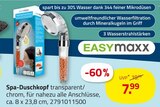 Spa-Duschkopf Angebote von Easymaxx bei ROLLER Suhl für 7,99 €