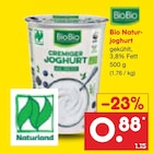 Bio Naturjoghurt Angebote von BioBio bei Netto Marken-Discount Lingen für 0,88 €