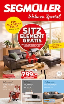 Aktueller Segmüller Prospekt (Pulheim) Segmüller Prospekt "Segmüller Wohnen Spezial" mit Seiten (Pulheim)