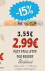 Pâte feuilletée pur beurre - Biobleud à 2,99 € dans le catalogue Naturalia