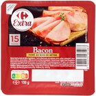 Bacon fumé - CARREFOUR EXTRA en promo chez Carrefour Bacon fumé - CARREFOUR EXTRA dans le catalogue Carrefour