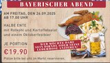 Halbe Ente mit Rotkohl, Kartoffelsalat und Oktoberfestbier Angebote bei EDEKA Hürth für 19,90 €