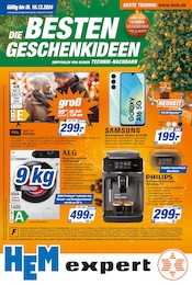 Aktueller HEM expert Prospekt, "DIE BESTEN GESCHENKIDEEN EMPFOHLEN VON DEINEN TECHNIK-NACHBARN", mit Angeboten der Woche, gültig von 04.12.2024 bis 04.12.2024