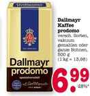 Kaffee prodomo Angebote von Dallmayr bei E center Rastatt für 6,99 €
