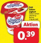 Sahnejoghurt Erdbeere im Angebot bei Markant Nordwest in Bad Salzuflen Sahnejoghurt Erdbeere Angebote von Zott bei Markant Nordwest Bad Salzuflen für 0,39 €