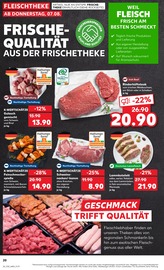 Gulasch im Kaufland Prospekt in Ludwigsburg Aktueller Kaufland Prospekt mit Gulasch, "Aktuelle Angebote", Seite 20
