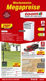 toom Baumarkt Baumarkt Prospekt der aktuellen Woche mit 16 Seiten, gültig von 21.06.2025 bis 27.06.2025, in Sehmatal-Sehma und Umgebung Aktueller toom Baumarkt Baumarkt Prospekt in Sehmatal-Sehma und Umgebung, "Respekt, wer's selber macht." mit 16 Seiten, 21.06.2025 - 27.06.2025