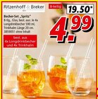 Becher-Set „Spritz“ im Angebot bei Segmüller in Memmingen Becher-Set „Spritz“ Angebote von Ritzenhoff & Breker bei Segmüller Memmingen für 4,99 €