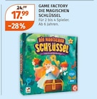 Die Magischen Schlüssel im Müller Prospekt Die Magischen Schlüssel von Game Factory im aktuellen Müller Prospekt für 17,99 €