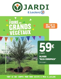 Prospectus E.Leclerc à Rai, "LA FOIRE AUX GRANDS VÉGÉTAUX", 16 pages, 07/04/2026 - 18/04/2026