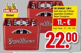 König Pilsener im Angebot bei Trinkgut in Rüsselsheim König Pilsener Angebote von König Pilsener bei Trinkgut Rüsselsheim für 11,00 €