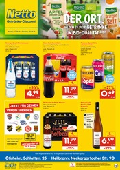 Bier im Netto Marken-Discount Prospekt in Heilbronn Aktueller Netto Marken-Discount Prospekt mit Bier, "DER ORT, AN DEM DU IMMER AUSGEZEICHNETE PREISE FINDEST.", Seite 1