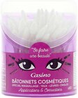 Bâtonnets cosmétiques spécial maquillage - CASINO en promo chez Géant Casino Bâtonnets cosmétiques spécial maquillage - CASINO dans le catalogue Géant Casino