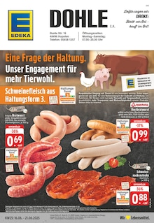 Aktueller EDEKA Hopsten Prospekt EDEKA Prospekt Hopsten "Aktuelle Angebote" mit 24 Seiten