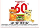Intermarché Saint-Germain - Promo -60% de remise immédiate sur le 2ème sur tout Doritos Promo -60% de remise immédiate sur le 2ème sur tout Doritos à dans le catalogue Intermarché à Saint-Germain