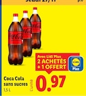 Coca Cola sans sucres - Lidl à Montpellier Coca Cola sans sucres en promo chez Lidl Montpellier à 0,97 €