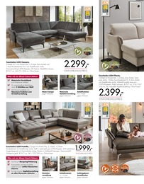 Sofa im Polstermöbel Fischer Prospekt "COUCHLIEBE" auf Seite 4