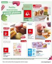 Promos Macaron Surgelé dans le catalogue "Auchan" de Auchan Hypermarché à la page 47