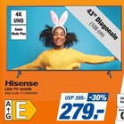 Aktuelle Fernseher Angebote bei expert Gröblinghoff in Nettetal Aktuelles LED-TV 43A6N Angebot bei expert Gröblinghoff in Nettetal ab 279,00 €