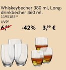 Whiskeybecher oder Longdrinkbecher Angebote bei Wohn Schick Reutlingen für 3,99 €