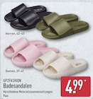Badesandalen von UP2FASHION für 4,99 € bei ALDI Nord im Angebot Badesandalen von UP2FASHION im aktuellen ALDI Nord Prospekt