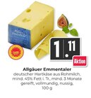 Allgäuer Emmentaler bei Hieber im Prospekt "" für 1,11 €