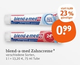 blend-a-med Zahncreme Extra Frisch Clean von  im aktuellen tegut Prospekt für 0,99 €