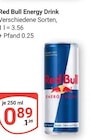Energy Drink Angebote von Red Bull bei GLOBUS Oberhausen für 0,89 €