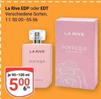 EDP oder EDT Angebote von La Rive bei GLOBUS Gießen für 5,00 €