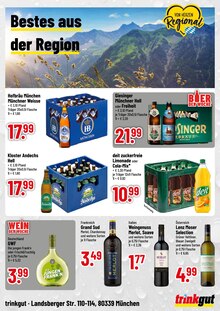 Getränke im Trinkgut Prospekt "Aktuelle Angebote" mit 4 Seiten (München)