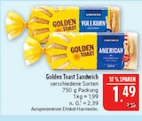 Sandwich Vollkorn Angebote von Golden Toast bei Marktkauf Altenburg für 1,49 €