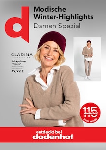 dodenhof Prospekt Modische Winter-Highlights: Damen Spezial mit 10 Seiten