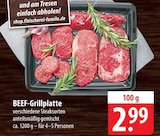 BEEF-Grillplatte bei famila Nordost im Oldenburg Prospekt für 2,99 €