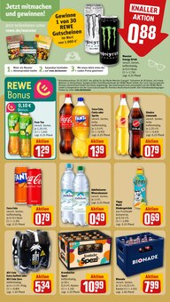 Coca Cola im REWE Prospekt "Dein Markt" mit 32 Seiten (Ansbach)