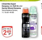Aktuelles Men Expert Deospray Angebot bei GLOBUS in Duisburg ab 2,49 €