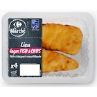 Lieu façon fish & chips CARREFOUR Le Marché MSC - CARREFOUR en promo chez Carrefour Lieu façon fish & chips CARREFOUR Le Marché MSC - CARREFOUR dans le catalogue Carrefour